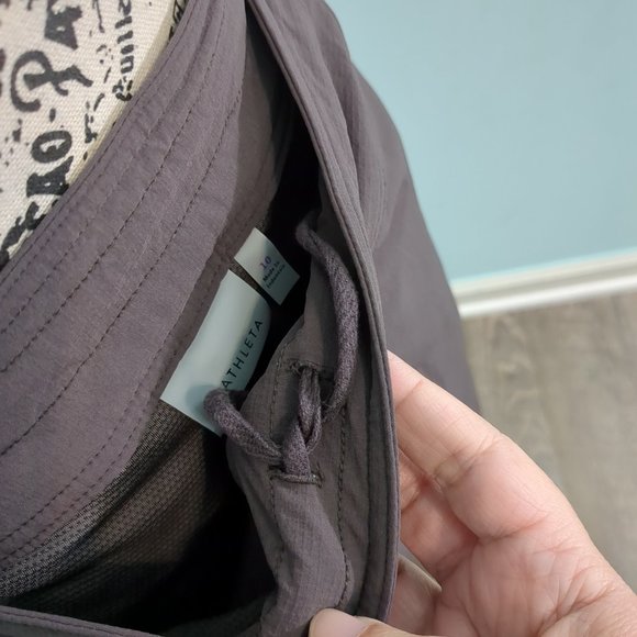 Athleta Jenner Skort in Slate Women's 10 Style 983363 -01 Purple Gray side zip - Picture 3 of 4